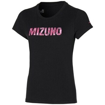 Clothing Women Short-sleeved t-shirts Mizuno K2GA220209 Black