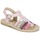 Shoes Girl Sandals Citrouille et Compagnie JASMA Pink / Purple