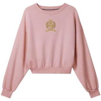 Clothing Women Sweaters Tommy Hilfiger Festive Crest Pink
