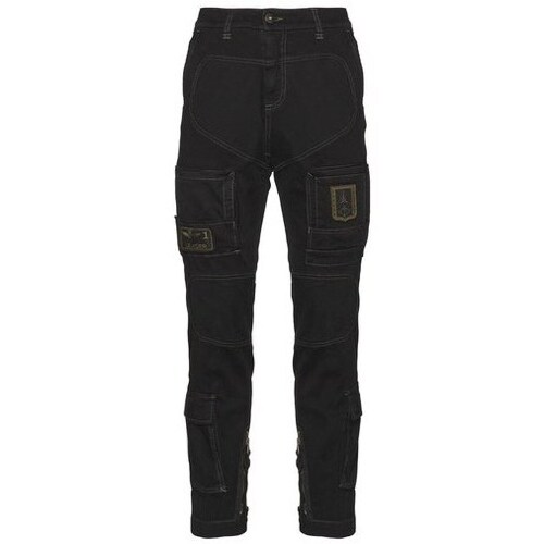 Clothing Men Trousers Aeronautica Militare PA939CT30403430 Black