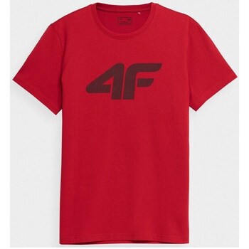 Clothing Men Short-sleeved t-shirts 4F 4FSS23TTSHM53762S Red