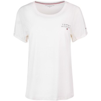 Clothing Women Short-sleeved t-shirts Tommy Hilfiger UW0UW04525YBH White