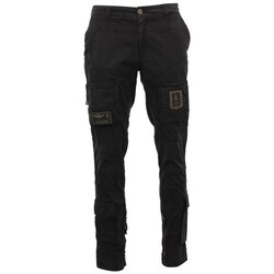 Clothing Men Trousers Aeronautica Militare PA1557CT31703430 Black