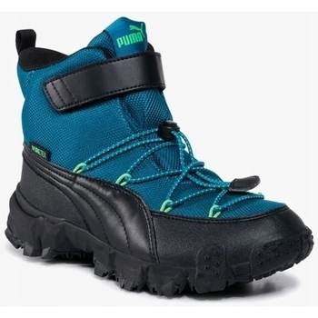 Shoes Children Hi top trainers Puma Maka Puretex V Ps Black, Blue