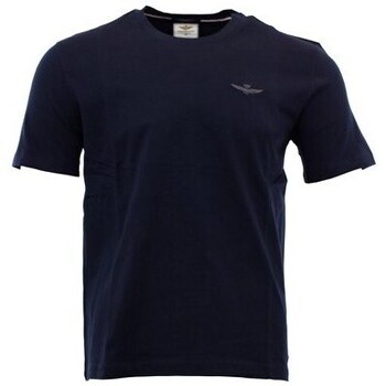 Clothing Men Short-sleeved t-shirts Aeronautica Militare TS2065J59208358 Marine