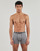 Underwear Men Boxer shorts Freegun BOXERS COTON P2 X4 Grey / Black