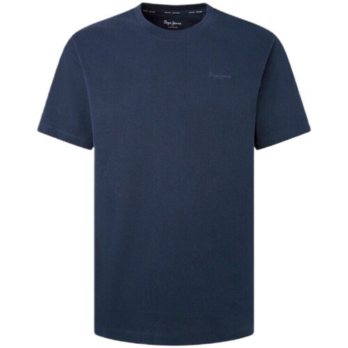 Clothing Men Short-sleeved t-shirts Pepe jeans PM509206 Marine