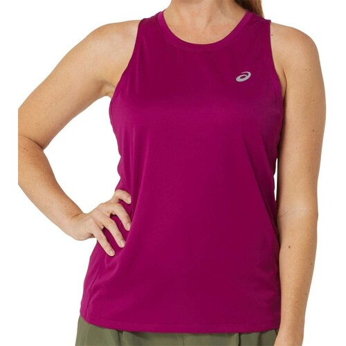 Clothing Women Short-sleeved t-shirts Asics 2012C334515 Purple