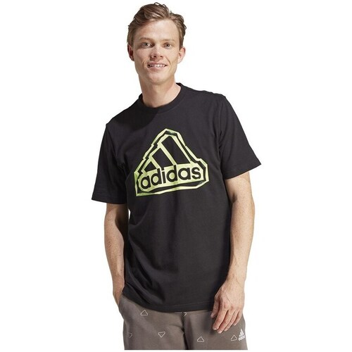 Clothing Men Short-sleeved t-shirts adidas Originals Fld Bos Logo Black
