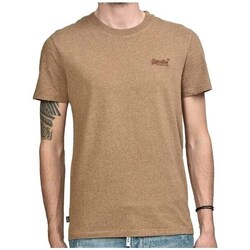 Clothing Men Short-sleeved t-shirts Superdry Vintage Logo Emb Tee Brown, Beige