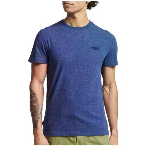 Clothing Men Short-sleeved t-shirts Superdry Vintage Logo Emb Tee Blue