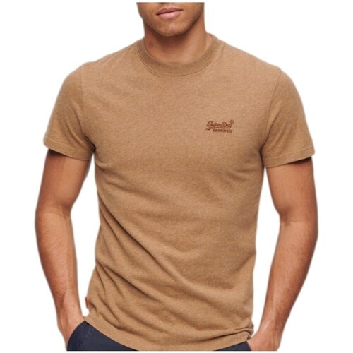 Clothing Men Short-sleeved t-shirts Superdry Vintage Logo Emb Tee Brown