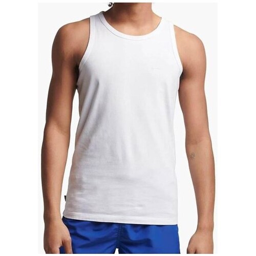 Clothing Men Short-sleeved t-shirts Superdry Vle Vest White