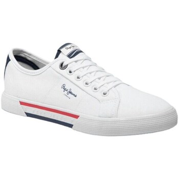 Shoes Men Low top trainers Pepe jeans Brady Basic White
