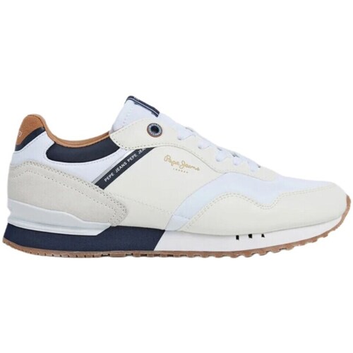 Shoes Men Low top trainers Pepe jeans PMS40002 White, Cream