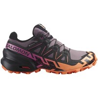 Shoes Women Running shoes Salomon Speedcross 6 Gtx Gore-tex Black, Orange, Violet