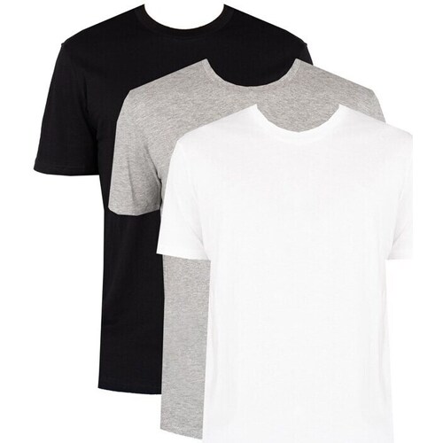 Clothing Men Short-sleeved t-shirts Champion 3-pack White, Grey, Black