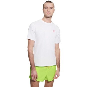 Clothing Men Short-sleeved t-shirts Guess F3GI00K8HM0G011 White