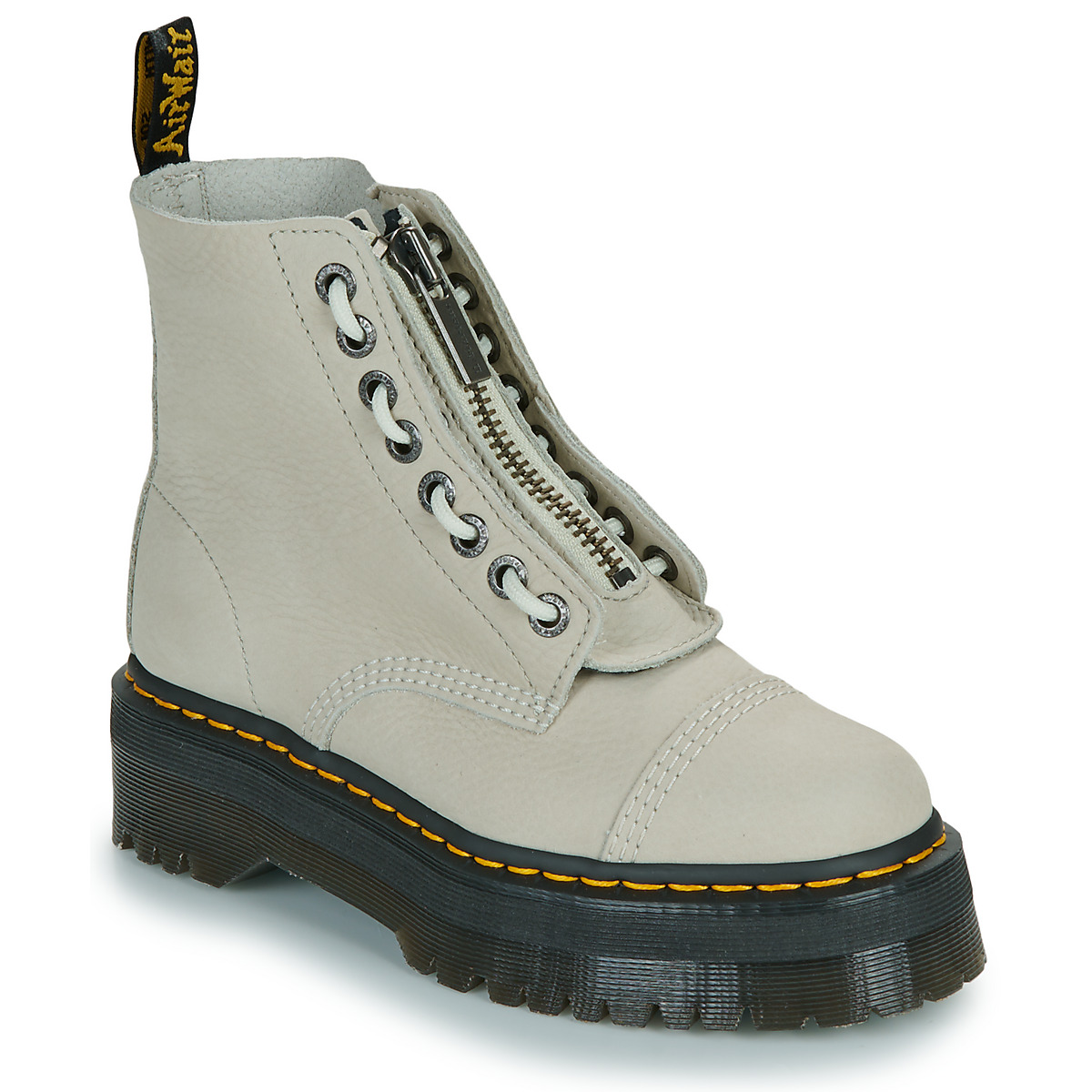 Dr Martens Sinclair Smoked Mint Tumbled Nubuck White