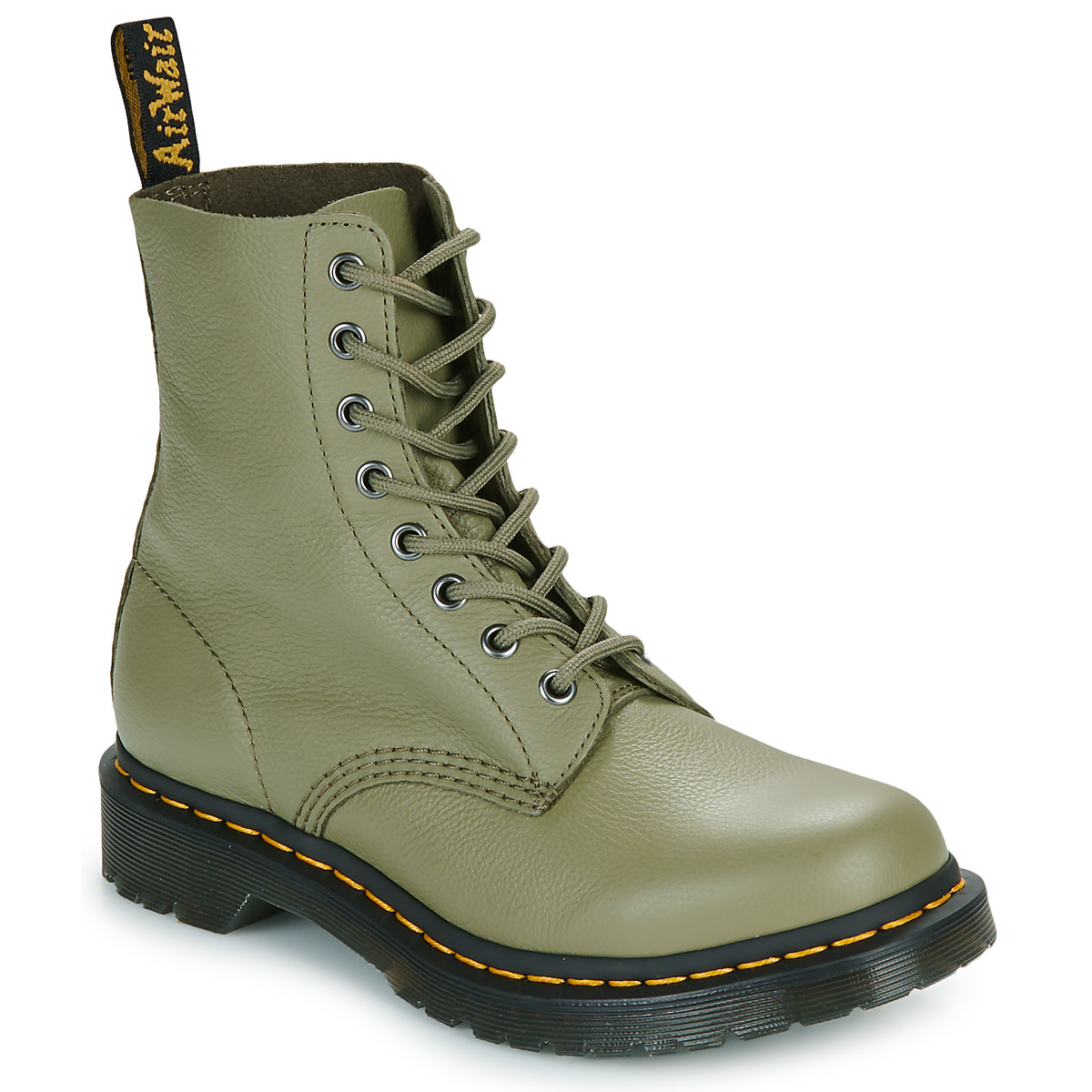 Shoes Women Mid boots Dr. Martens 1460 Pascal Muted Olive Virginia Kaki