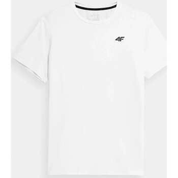 Clothing Men Short-sleeved t-shirts 4F 4FWSS24TFTSM59810S White