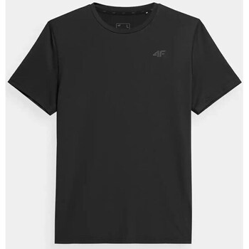 Clothing Men Short-sleeved t-shirts 4F 4FWSS24TFTSM59820S Black