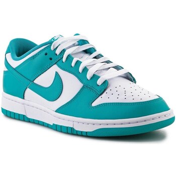 Shoes Men Low top trainers Nike Dunk Low Retro White, Turquoise