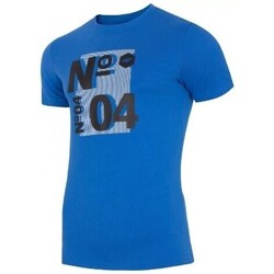 Clothing Men Short-sleeved t-shirts 4F H4L19TSM011L Blue
