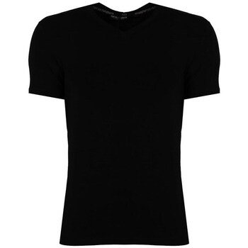 Clothing Men Short-sleeved t-shirts Emporio Armani C-neck Black