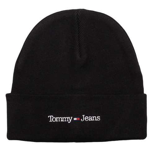 Clothes accessories Hats / Beanies / Bobble hats Tommy Jeans SPORT BEANIE Black