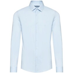 Clothing Men Long-sleeved shirts Calvin Klein Jeans K10K103411 Blue