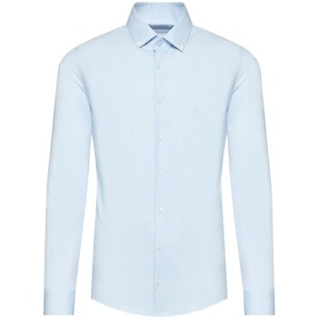 Clothing Men Long-sleeved shirts Calvin Klein Jeans K10K103411 Blue
