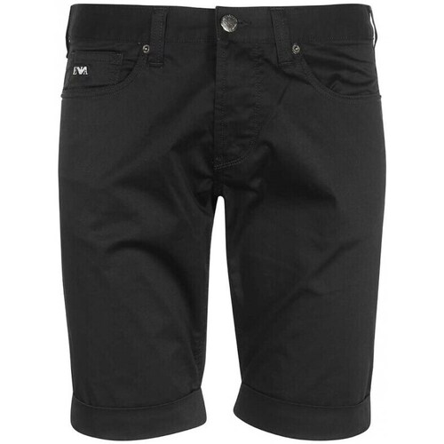Clothing Men Cropped trousers Emporio Armani 8N1PA61NJ7Z Black