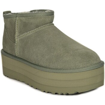 Shoes Women Ankle boots UGG Classic Ultra Mini Platform Shaded Clover Green