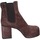 Shoes Women Ankle boots Moma EY581 87301C Brown