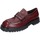 Shoes Men Loafers Moma EY589 63301E Bordeaux