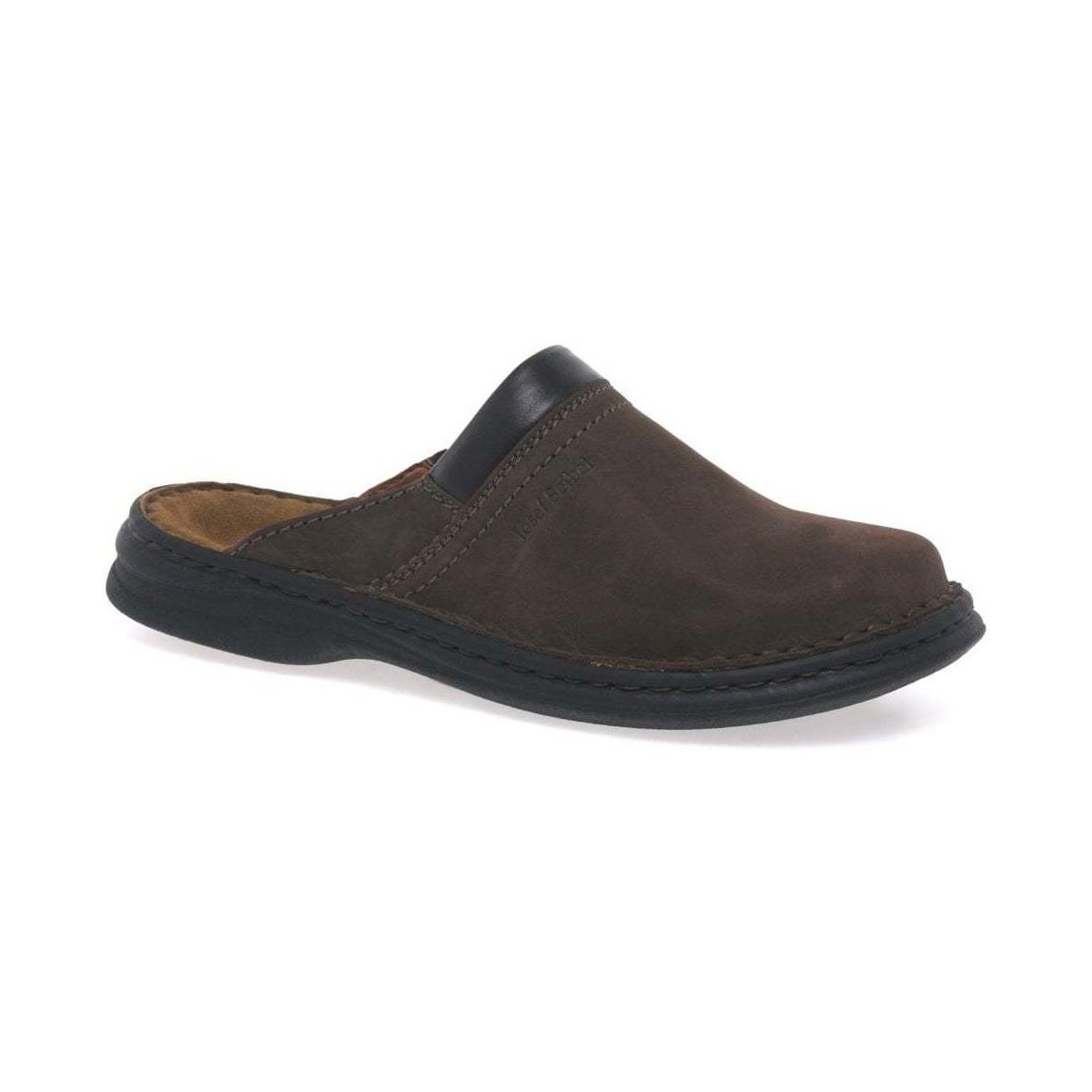 Shoes Men Sandals Josef Seibel Max Men&039;s Leather Mules Brown
