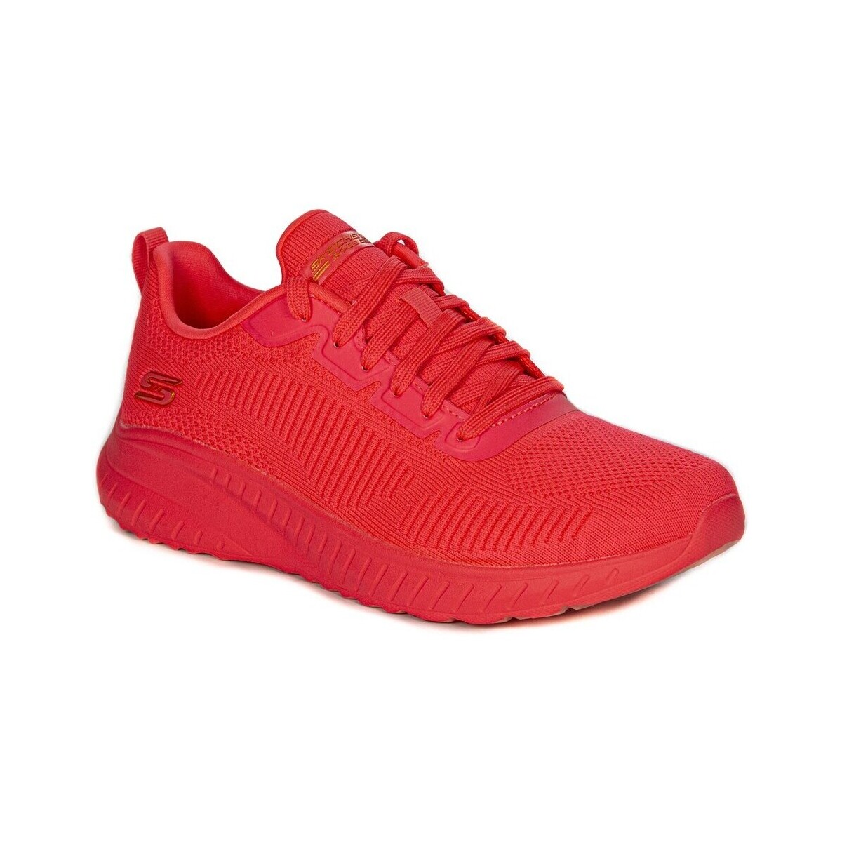 Skechers Bobs Neon Coral Red