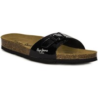 Shoes Women Flip flops Pepe jeans PLS90613999 Black, Brown