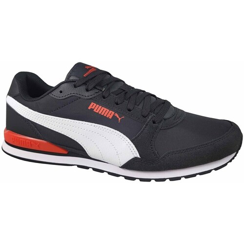 Shoes Men Low top trainers Puma St Runner V3 White, Black