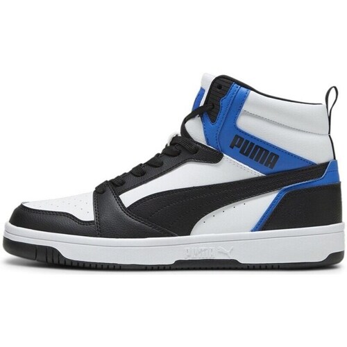 Shoes Men Mid boots Puma Rebound V6 Black, White, Blue