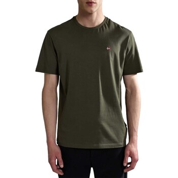 Clothing Men Short-sleeved t-shirts Napapijri NP0A4H8DGE4 Green
