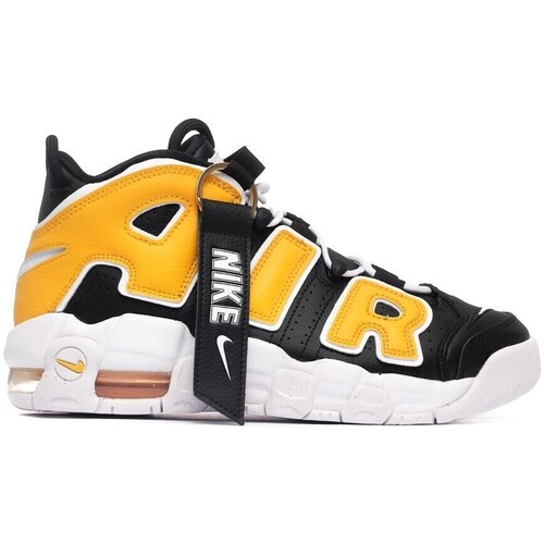 Shoes Women Mid boots Nike Air More Uptempo Yellow, Black