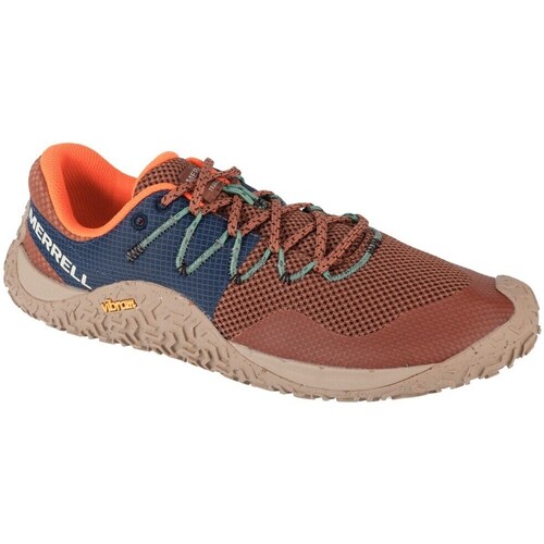 Shoes Men Running shoes Merrell Trail Glove 7 Navy blue, Orange