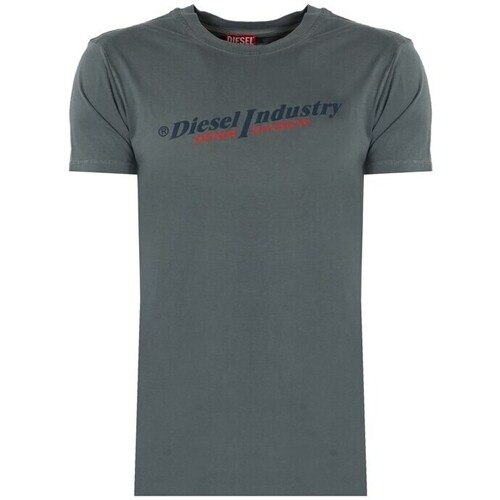 Clothing Men Short-sleeved t-shirts Diesel A037410PITA99K Grey