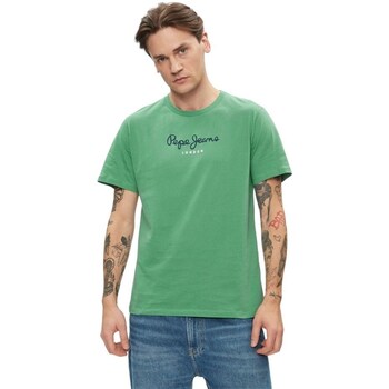 Clothing Men Short-sleeved t-shirts Pepe jeans PM508208654 Green