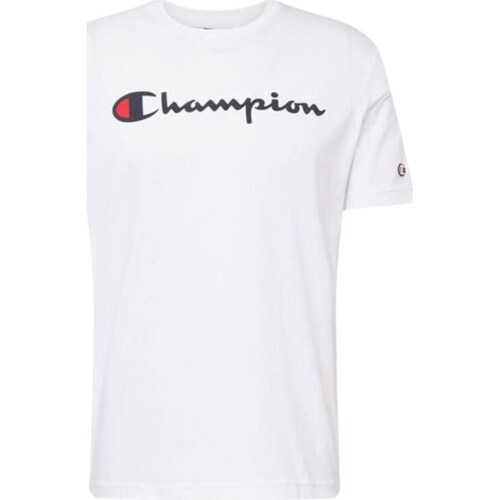 Clothing Men Short-sleeved t-shirts Champion 219831WW001 White