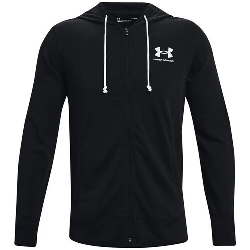 Clothing Men Sweaters Under Armour Rival Terry LC FZ Black