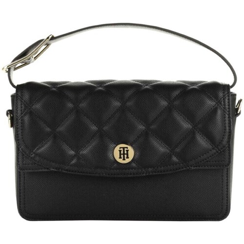 Bags Women Handbags Tommy Hilfiger Honey Flap Black