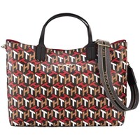 Bags Women Handbags Tommy Hilfiger Iconic Satchel Brown, Red